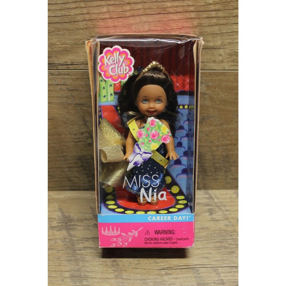 Mattel Kelly Club vintage 2001 Miss Nia Career Day miniature doll NRFB